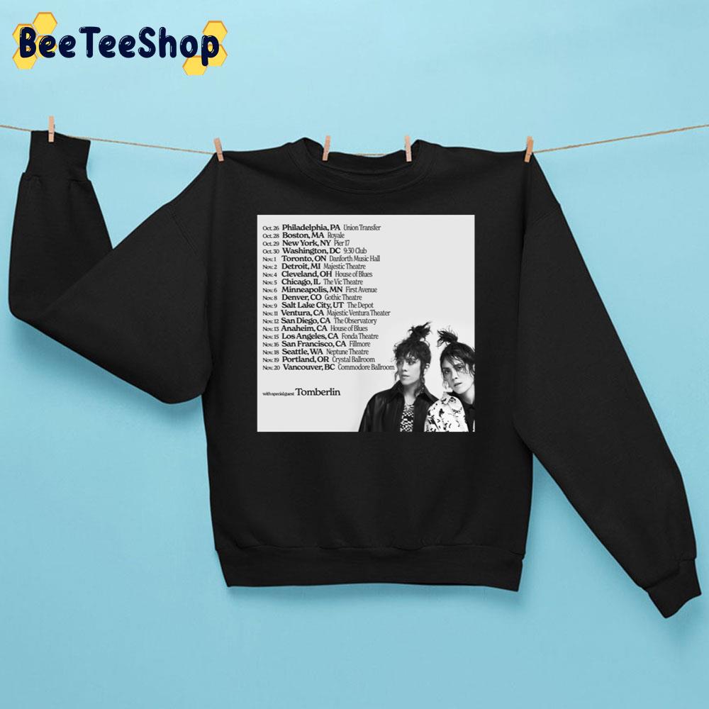 Tegan And Sara With Tomberlin Tour 2022 Trending Unisex Sweatshirt