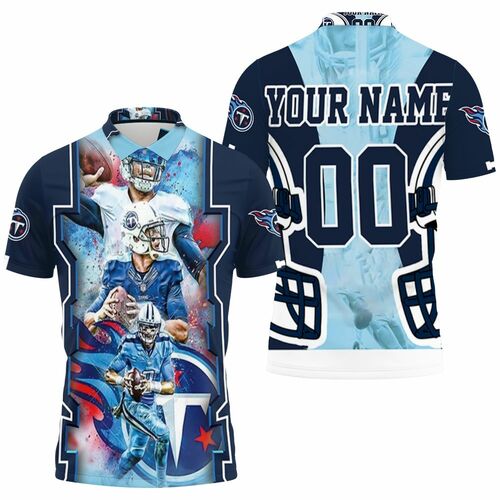 Tennessee Titans Super Bowl 2021 Afc South Champions Personalized 3D All Over Print Polo Shirt