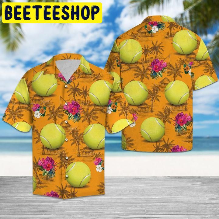 Tennis Tropical Flowers Hawaiian Shirt - Beeteeshop