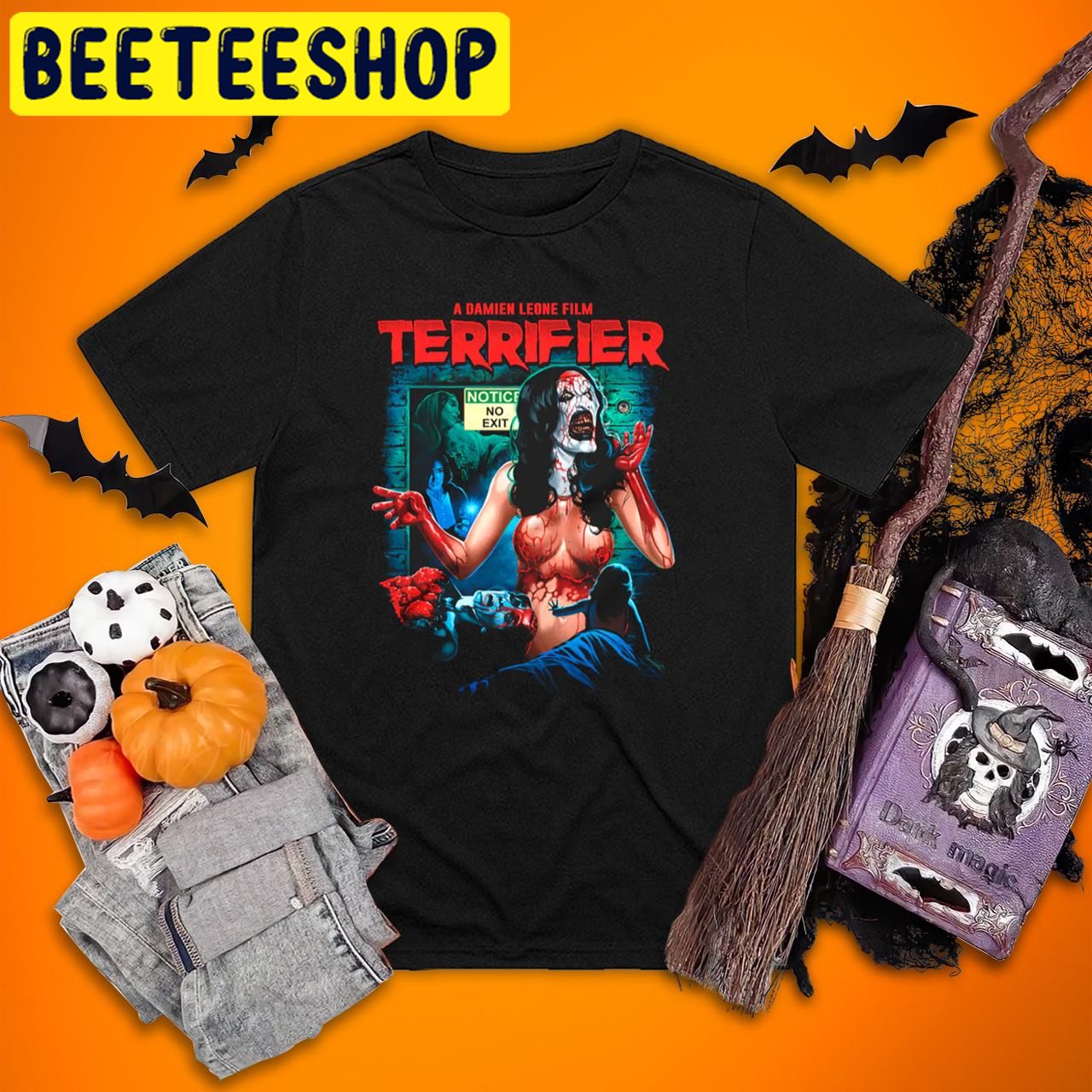 Terrifier Notice No Exit Halloween Trending Unisex T-Shirt