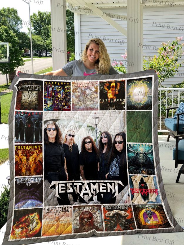 Testament Albums Cover Poster Quilt Blanket