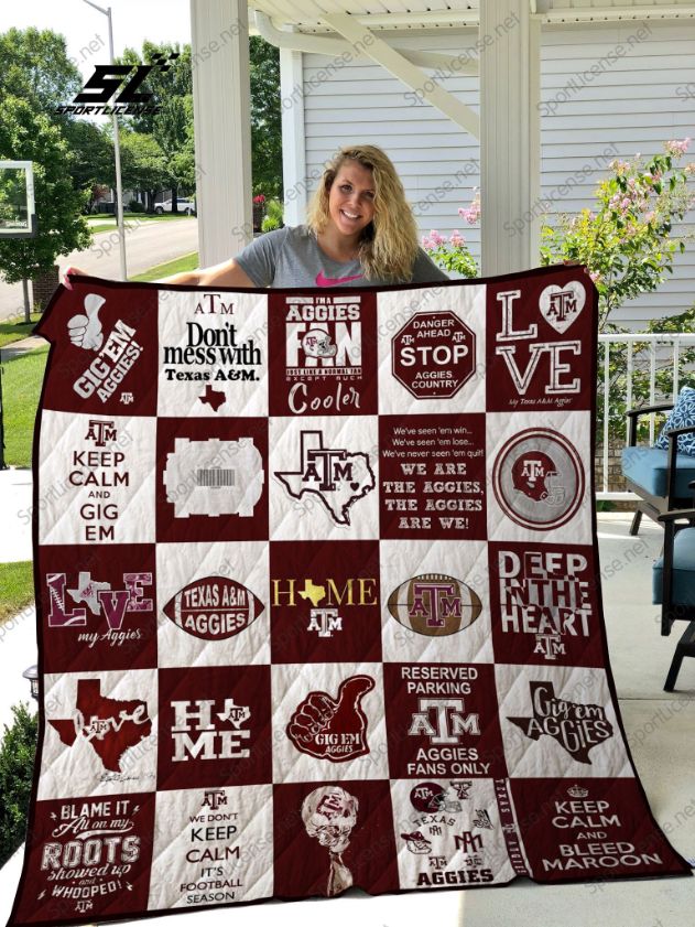 Texas A&M Aggies Quilt Blanket