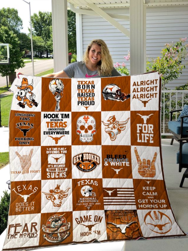 Texas Longhorns Quilt Blanket