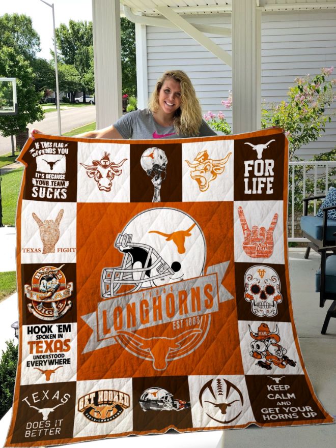 Texas Longhorns Quilt Blanket