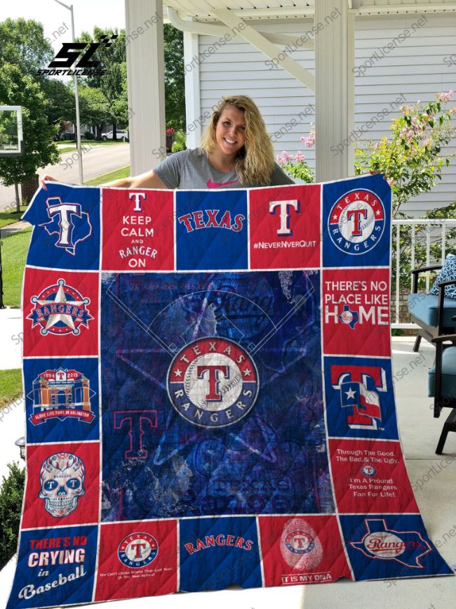 Texas Rangers Quilt Blanket