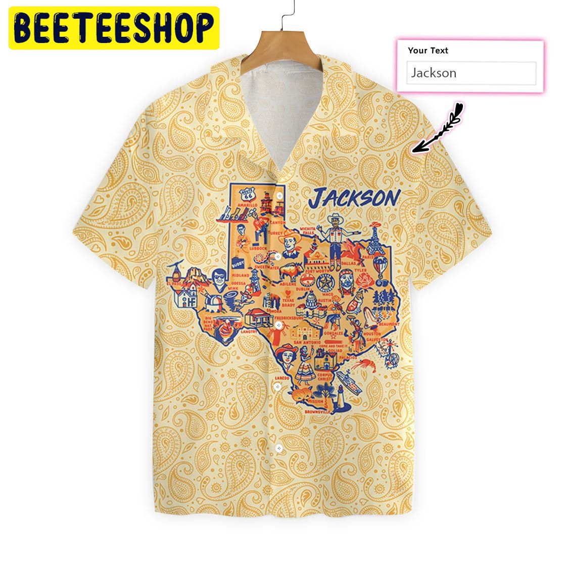 Texas Vintage Personalized Trending Hawaiian Shirt