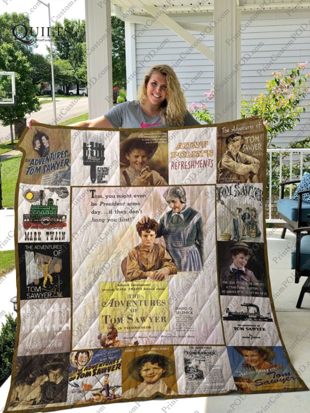 The Adventures Of Tom Sawyer Quilt Blanket