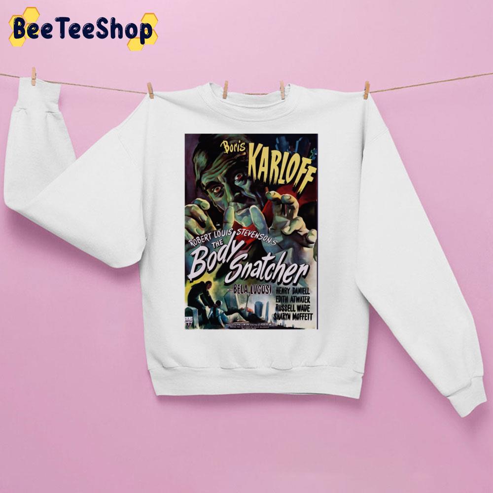 The Body Snacher 1945 Vintage Movie Poster Artwork Halloween Trending Unisex Sweatshirt