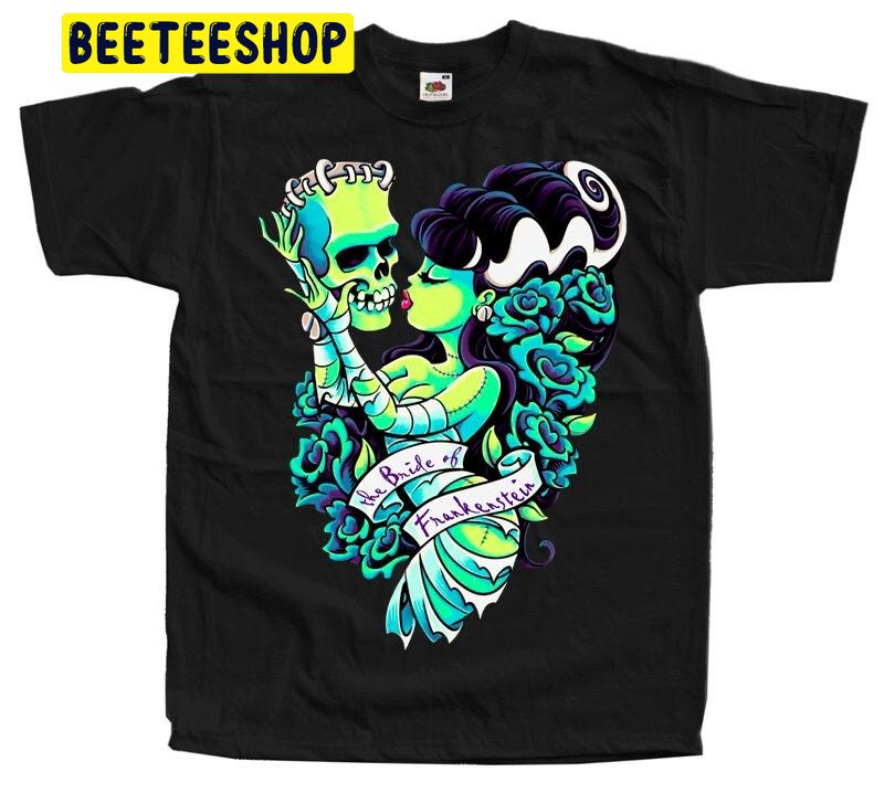 The Bride Of Frankenstein Horror  Movie Trending Unisex Shirt