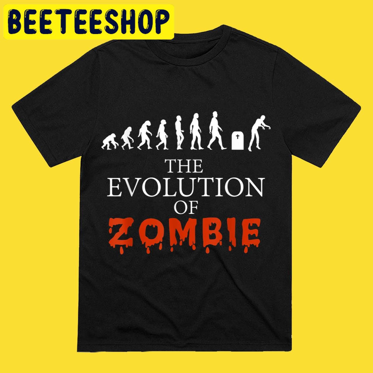 The Evolution Of Zombie For Halloween Trending Unisex T-Shirt