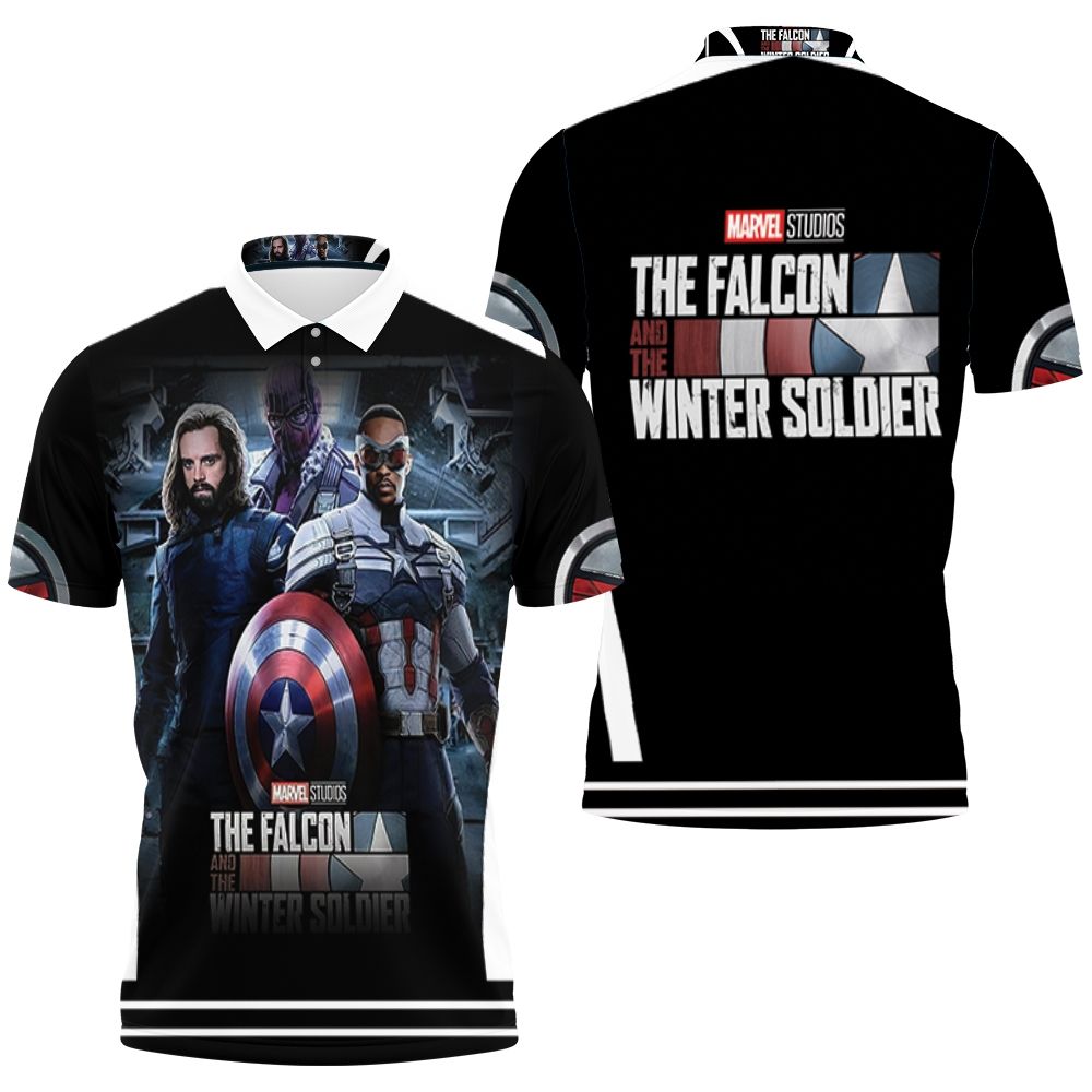 The Falcon And The Winter Soldier How To Save The World 3D All Over Print Polo Shirt