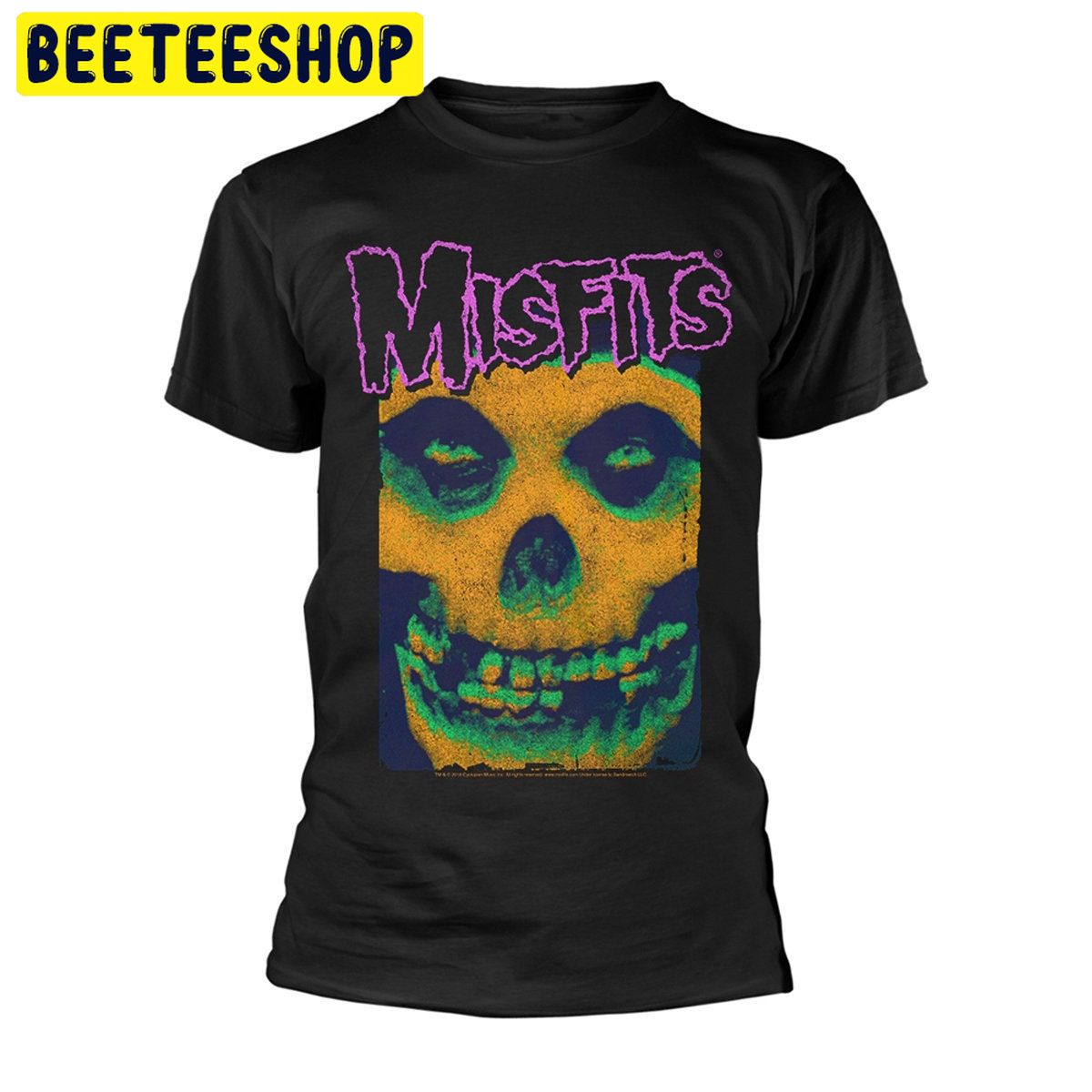 The Misfits Skull Face Warhol Trending Unisex Shirt