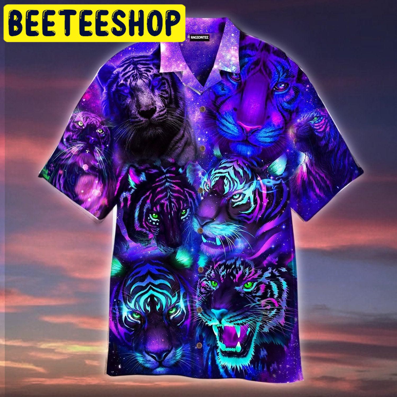 The Power Of Tigers In The Galaxy Hawaiian Shirt