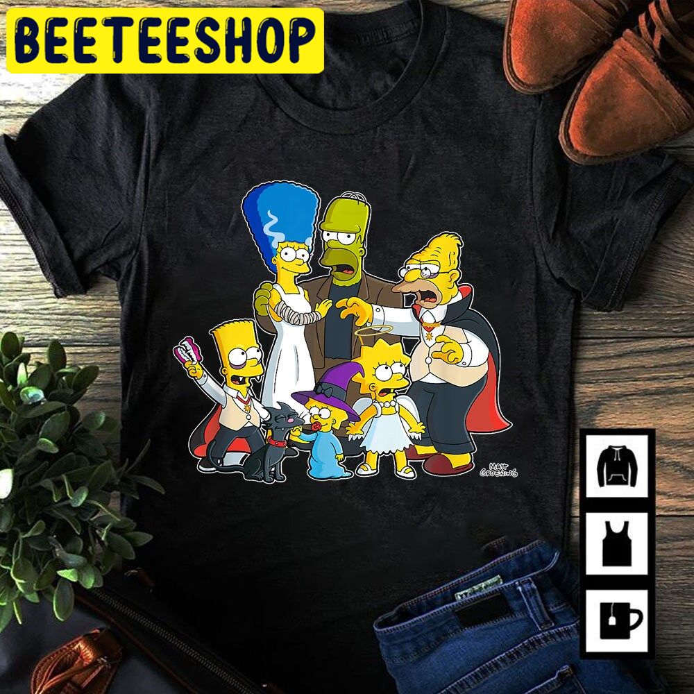 The Simpsons Family Treehouse Of Horror Halloween Trending Unisex Shirt