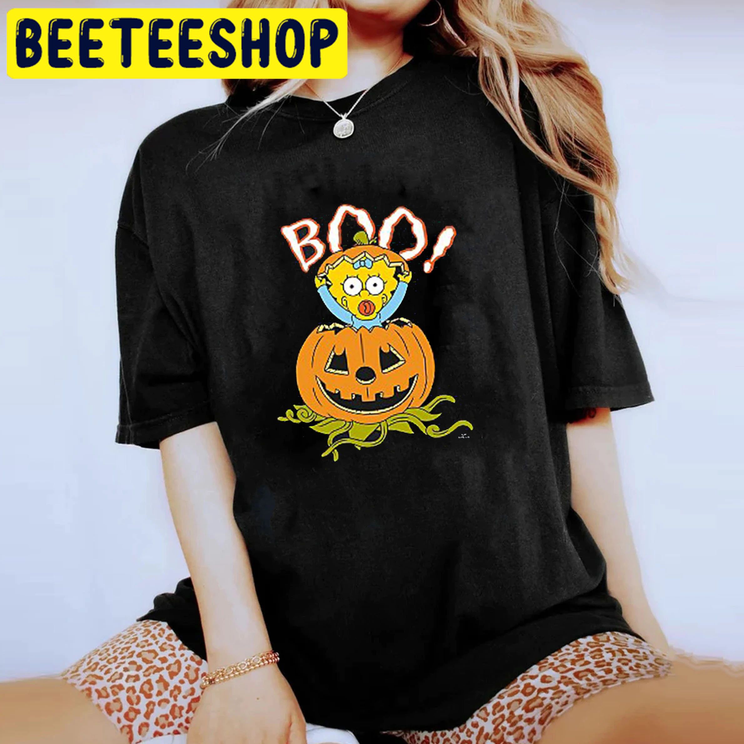 The Simpsons Maggie Girls Halloween Trending Unisex Shirt