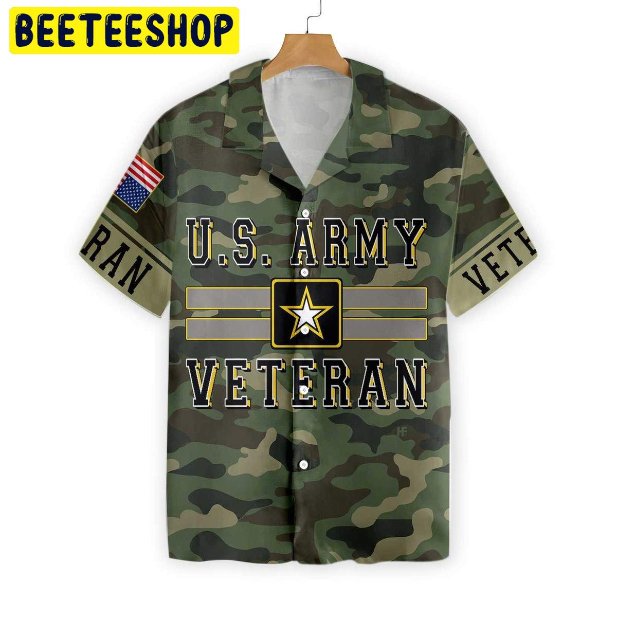 The US Army Veteran Trending Hawaiian Shirt