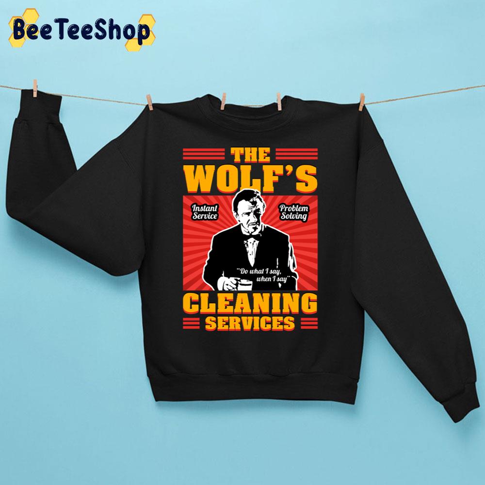 The Wolf’ Cleaning Services Pulp Fiction Trending Unisex Sweatshirt