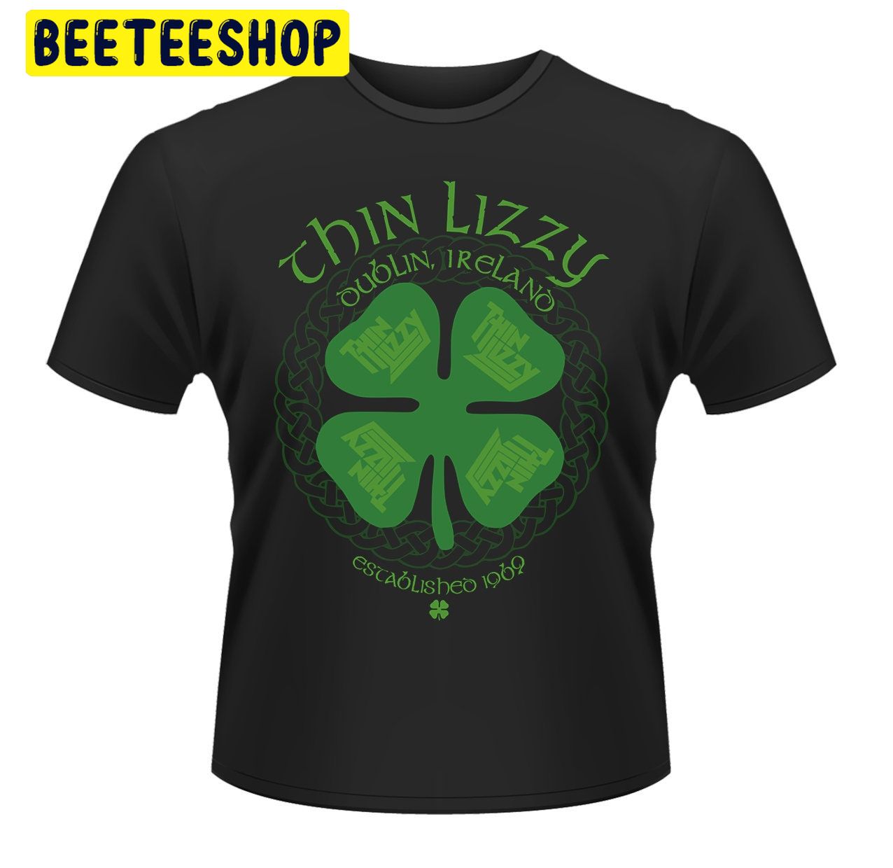 Thin Lizzy Four Leaf Clover Phil Lynott Rock Trending Unisex Shirt