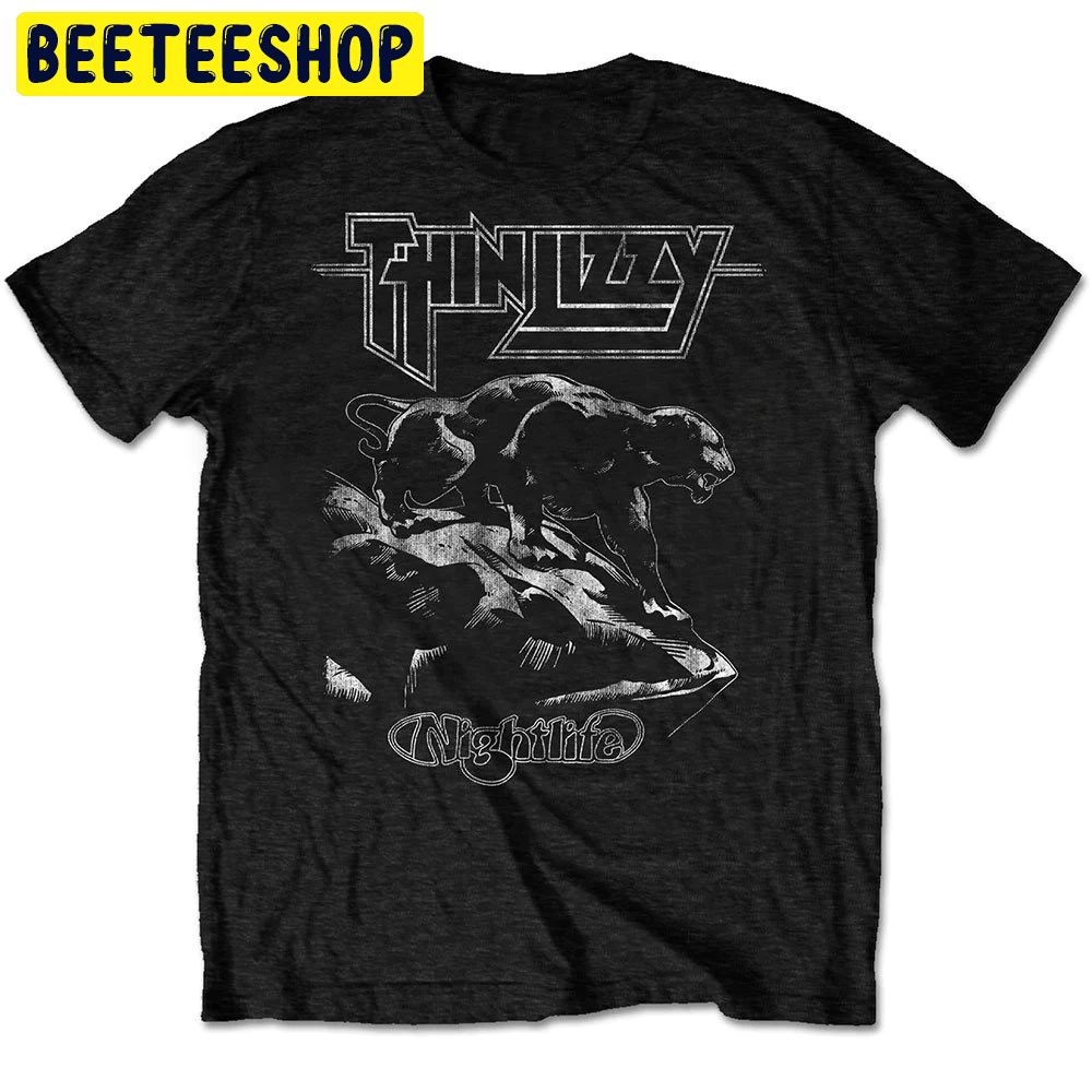 Thin Lizzy Nightlife Bw Trending Unisex Shirt