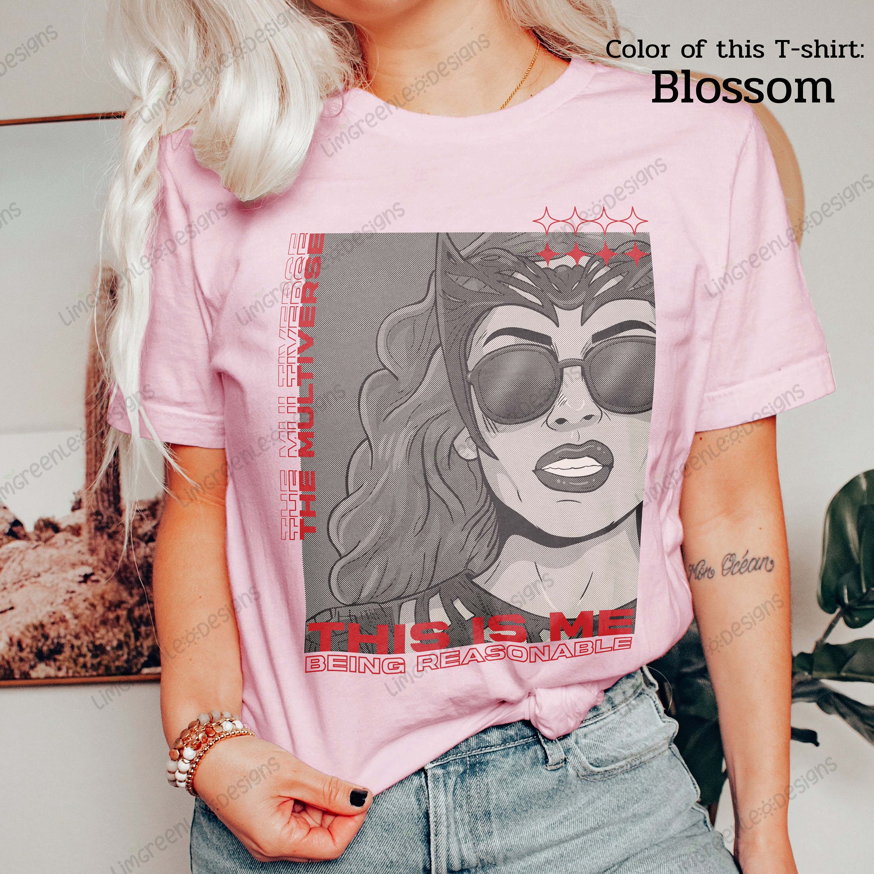 This Is Me Being Reasonable Scarlet Witch In Multiverse Of Madness Trending Unisex Shirt