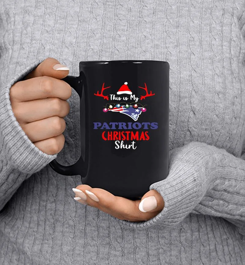 This Is My Patriots Santa Christmas Mug