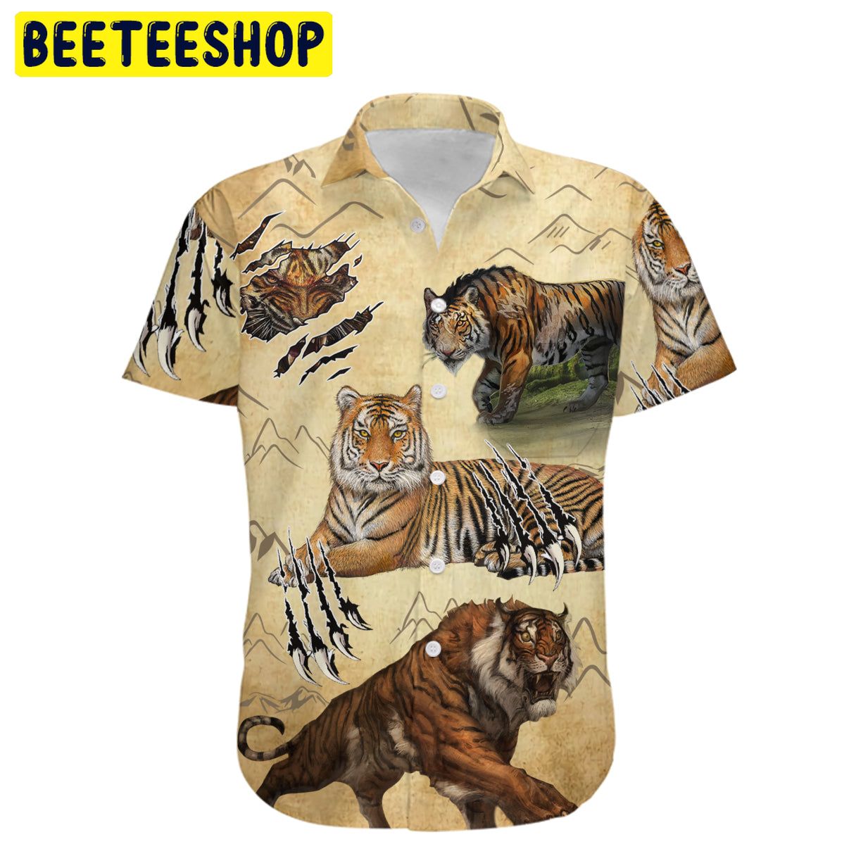 Tiger Claw Trending Hawaiian Shirt