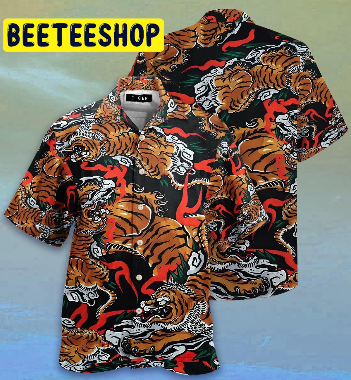 Tiger Japanese Hawaiian Shirt