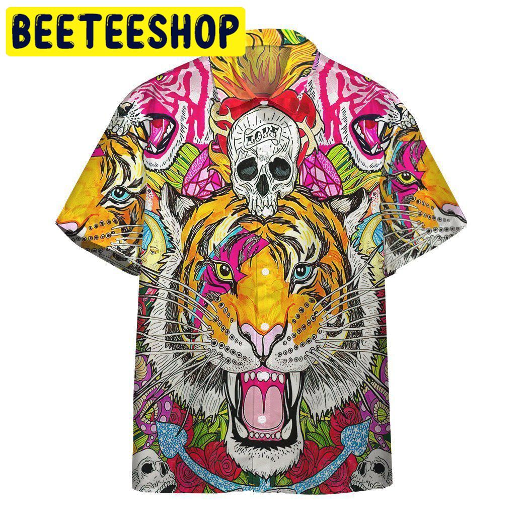 Tigers Tropical Hawaiian Shirt