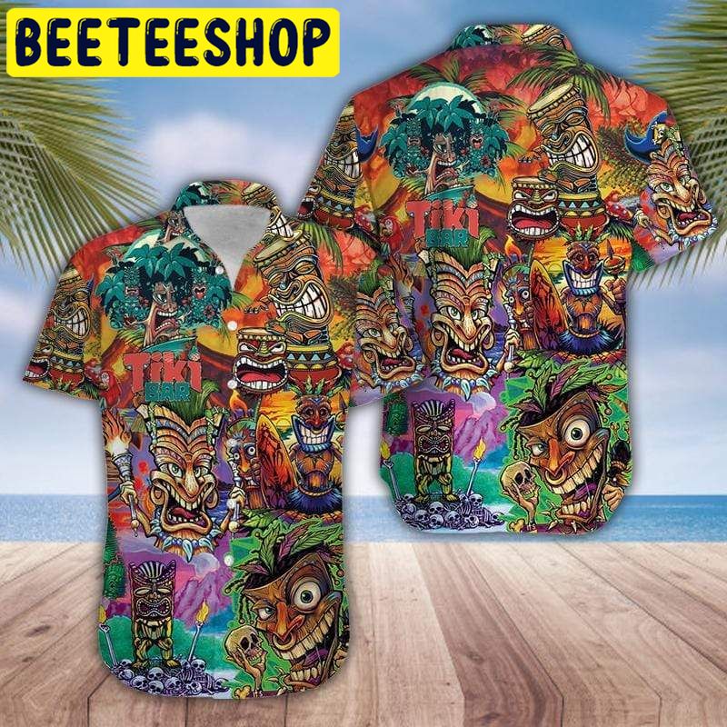 Tiki Bar Chill Hawaiian Shirt