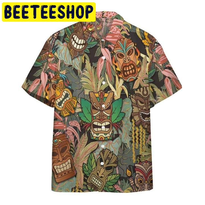 Tiki Head Awesome Hawaiian Shirt