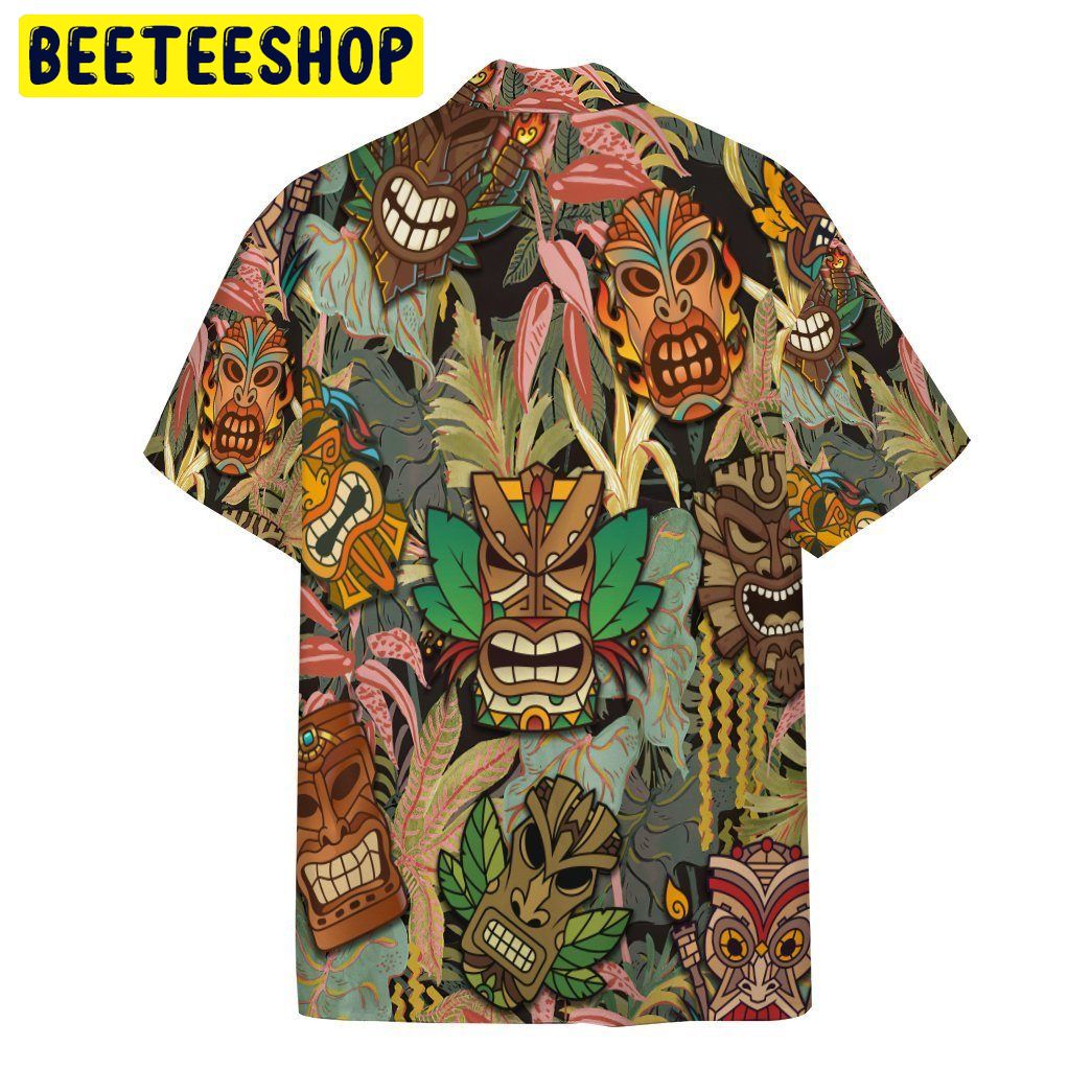 Tiki Head Trending Hawaiian Shirt - Beeteeshop