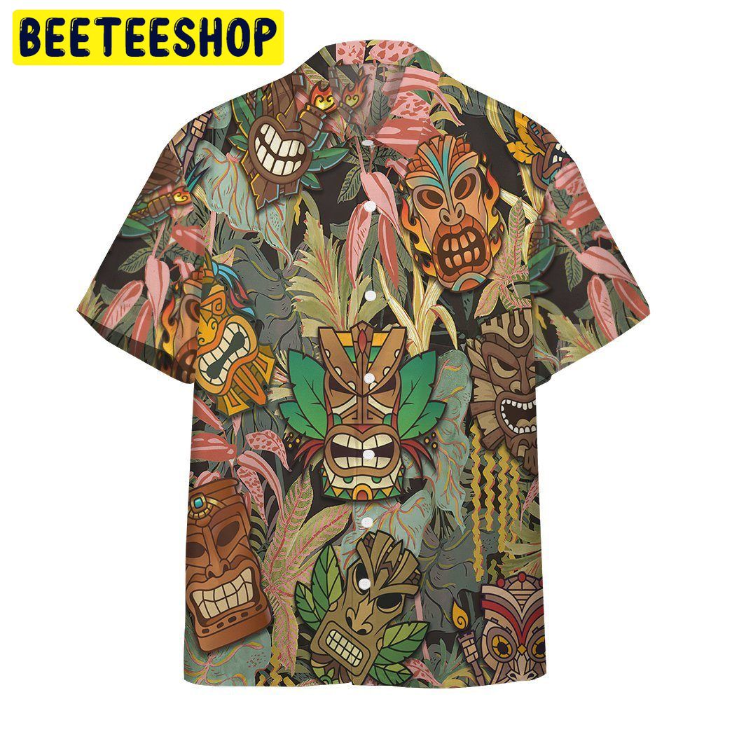 Tiki Head Trending Hawaiian Shirt