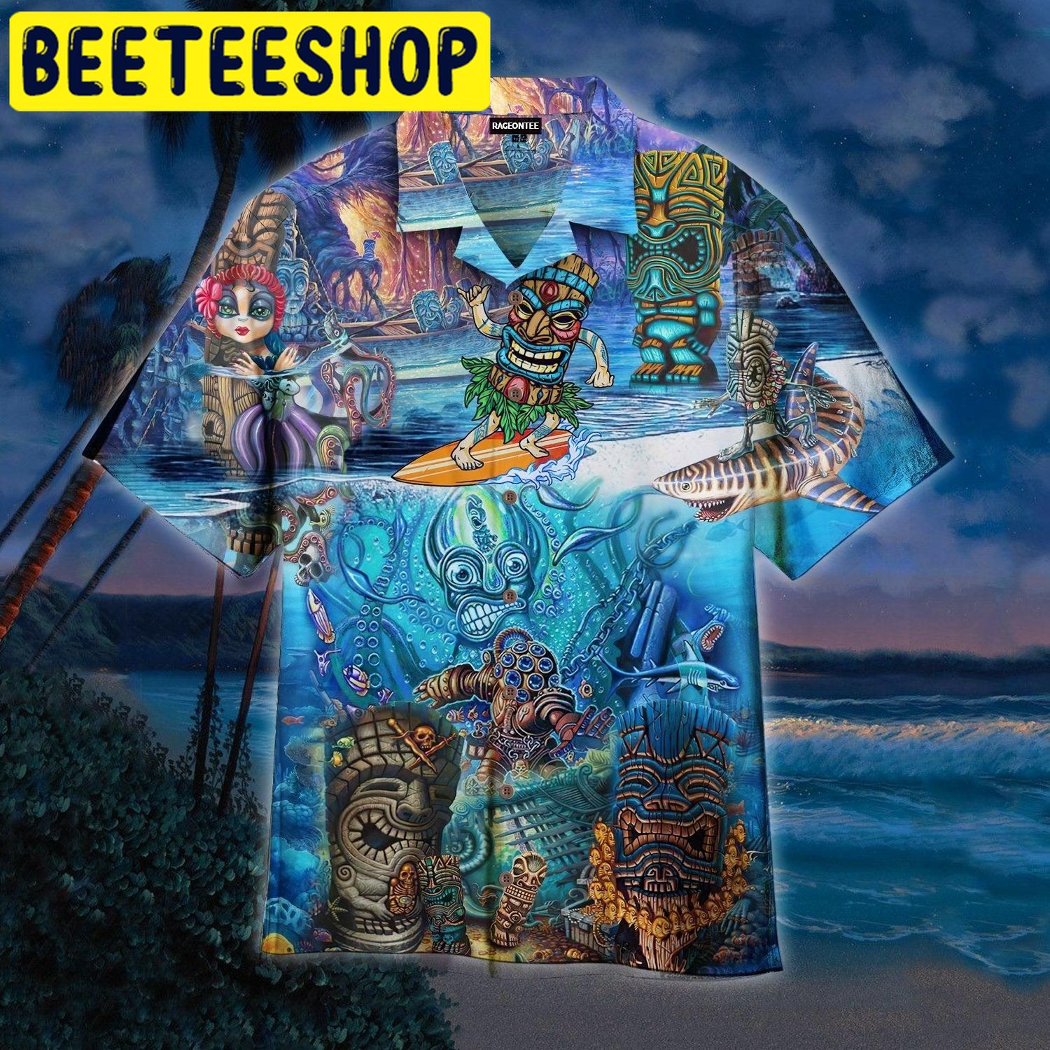 Tiki Island Hawaiian Shirt