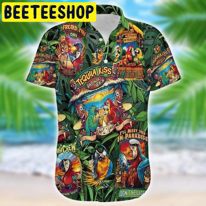 Tiki Parrot Hawaiian Shirt - Beeteeshop