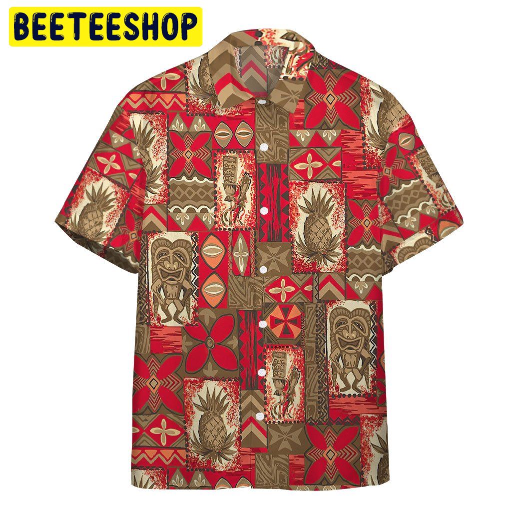 Tiki Tiki Vintage Trending Hawaiian Shirt