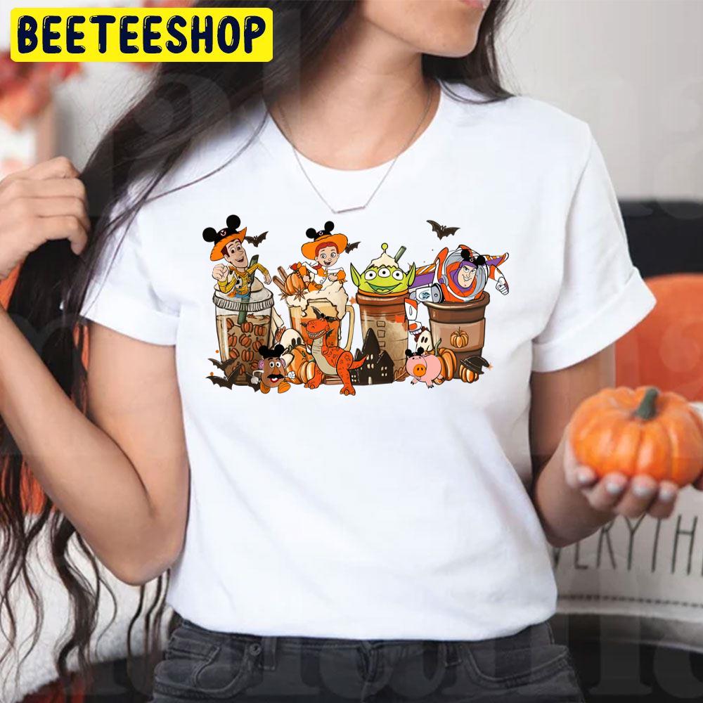 Toy Story Fall Coffee Cup Halloween Trending Unisex T-Shirt