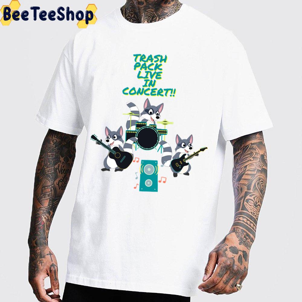 Trash Pack Live In Concert Baby Racoon Band Trending Unisex T-Shirt