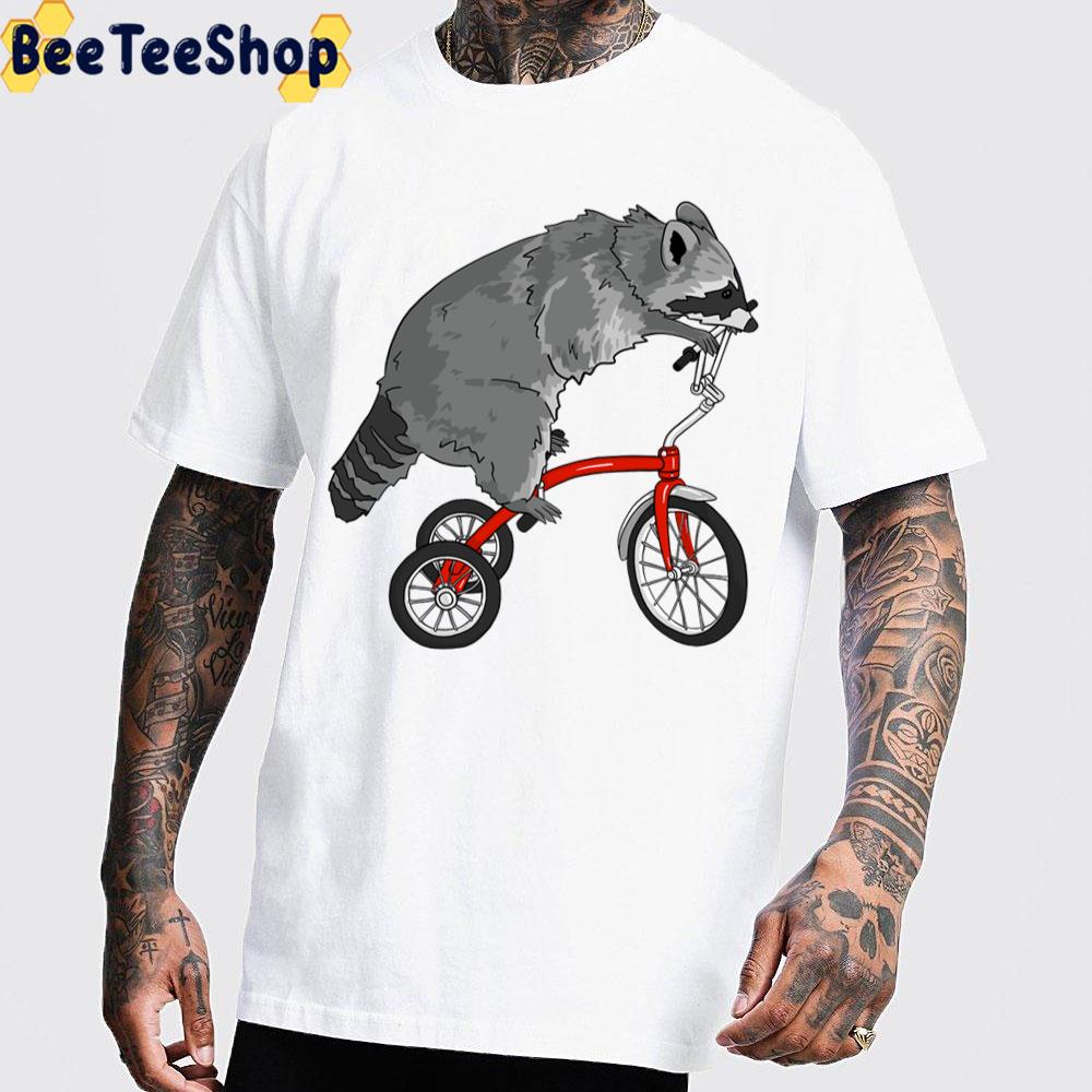 Trash Raccoon Tricycle Trending Unisex T-Shirt