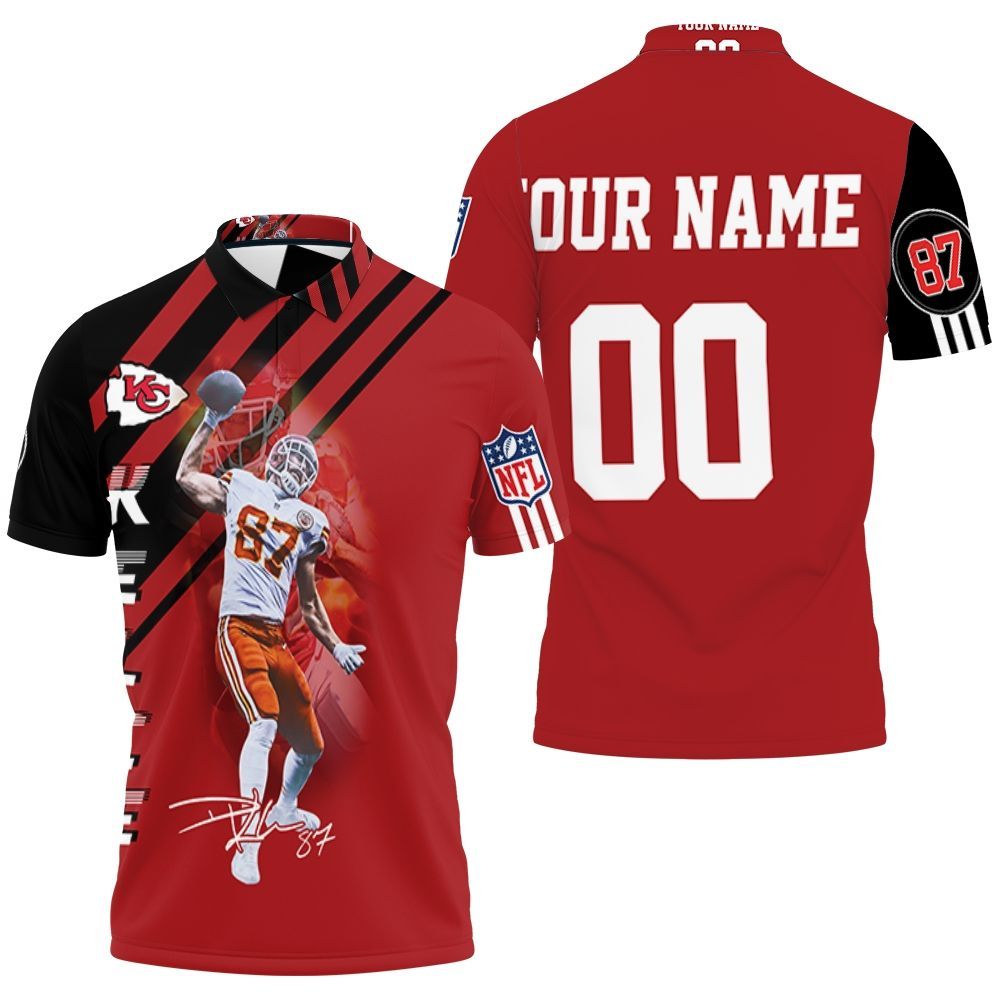 Travis Kelce Kansas City Chiefs Touchdown Personalized 3D All Over ...