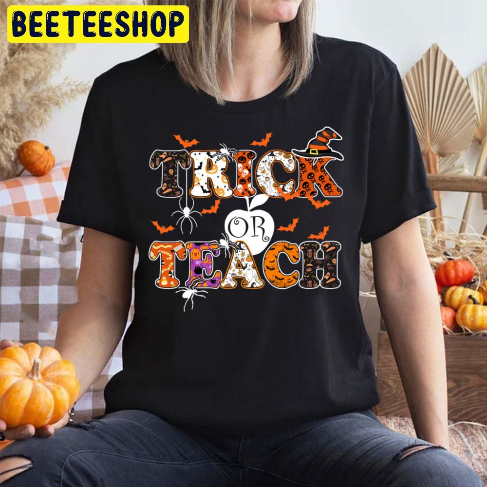 Trick Or Teach Halloween Design Trending Unisex T-Shirt