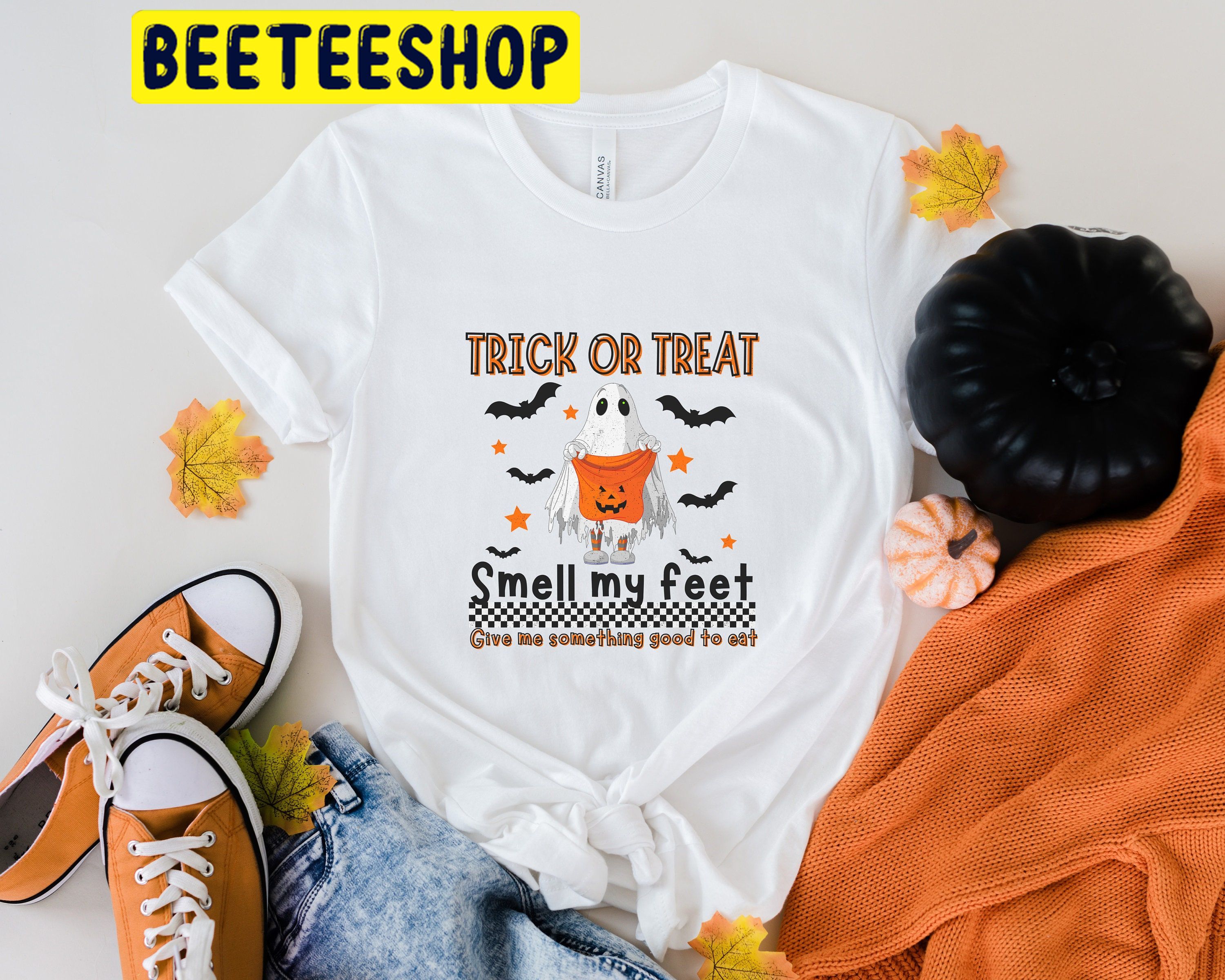 Trick Or Treat Smell My Feet HalloweenTrending Unisex Shirt