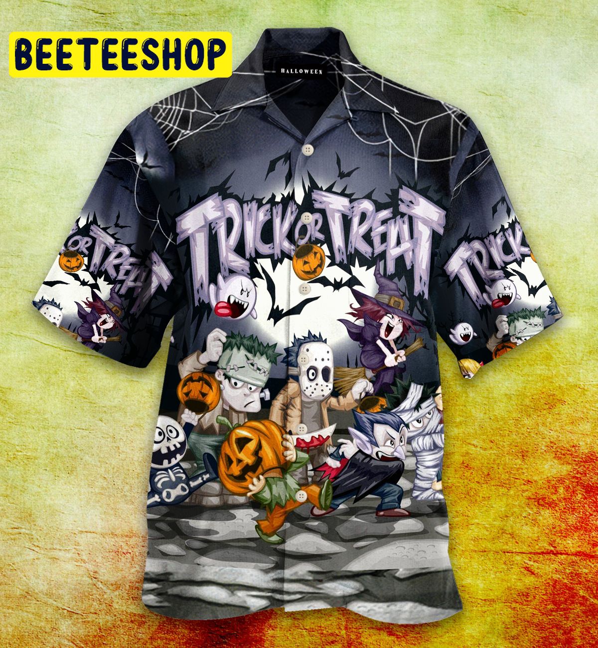 Trick Or Treat Trending Hawaiian Shirt