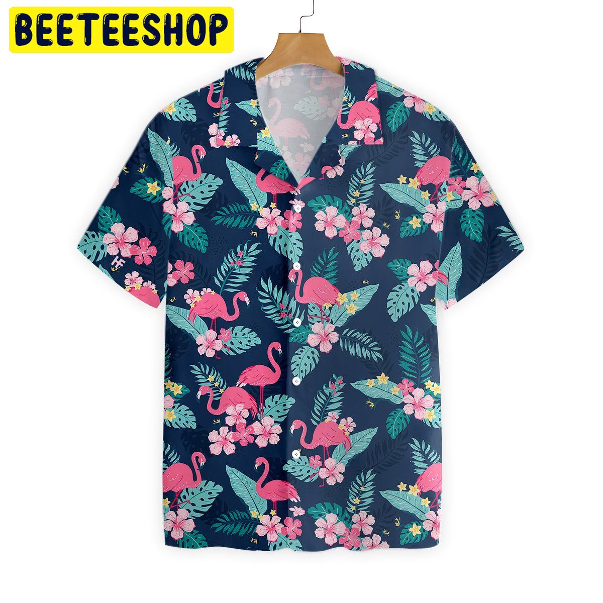 Tropical Flamingo Trending Hawaiian Shirt