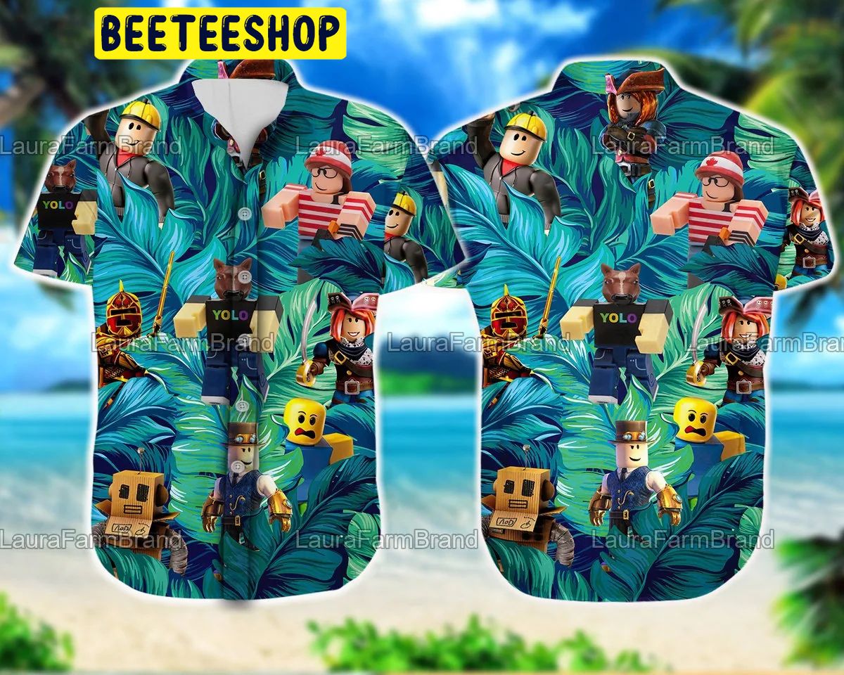 Tropical Roblox Trending Hawaiian Shirt