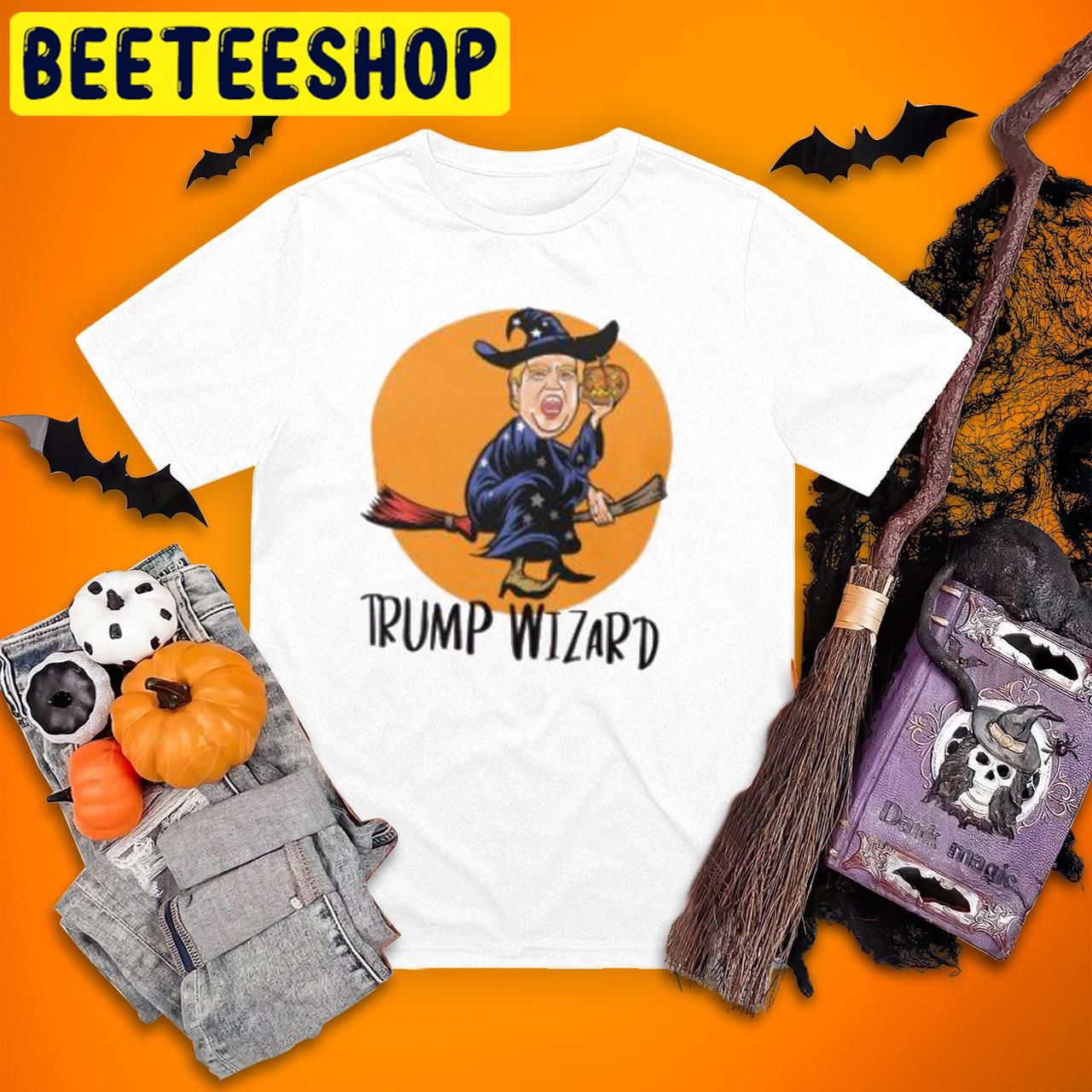 Trump Wizard Funny Trumps Halloween Trending Unisex T-Shirt