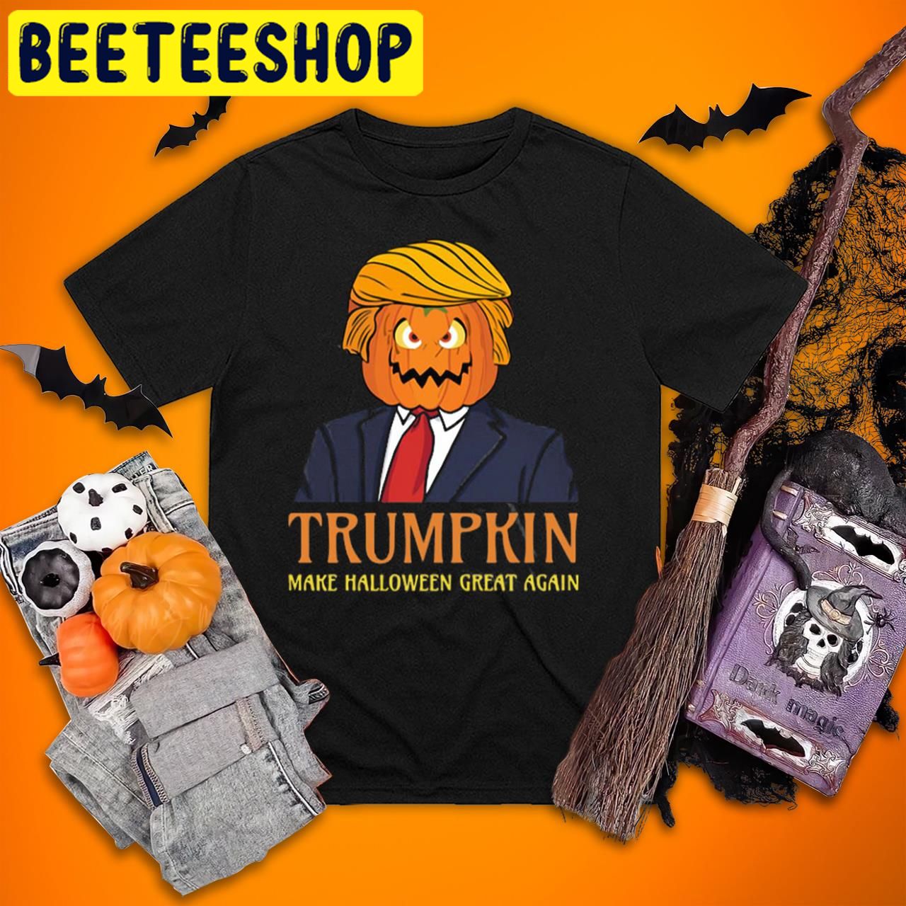 Trumpkin Make Great Again Scary Trumpkin Halloween Trending Unisex T-Shirt