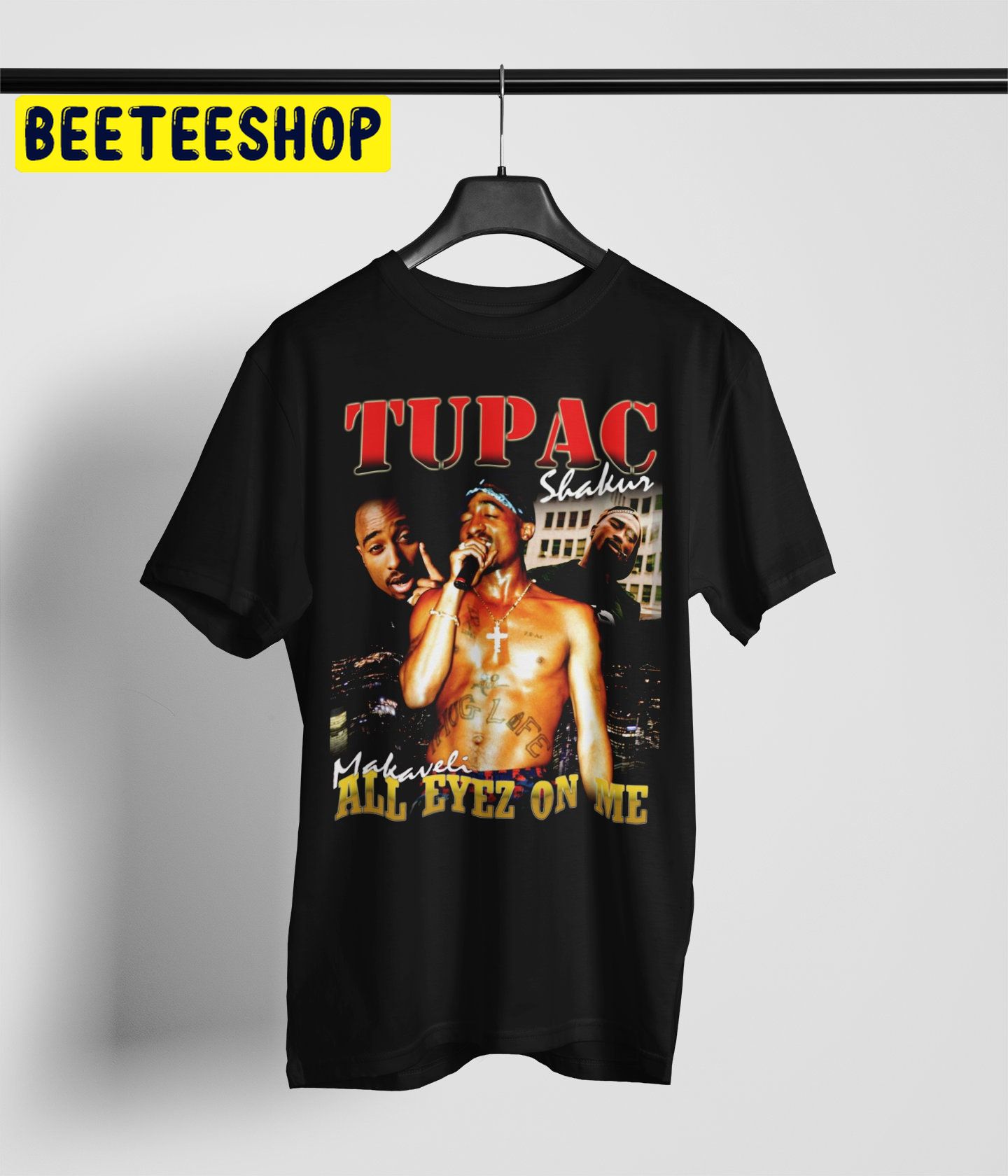 お得セット 90´s 2pac Hip-Hop T-Shirt vintage Tupac tee all Unisex