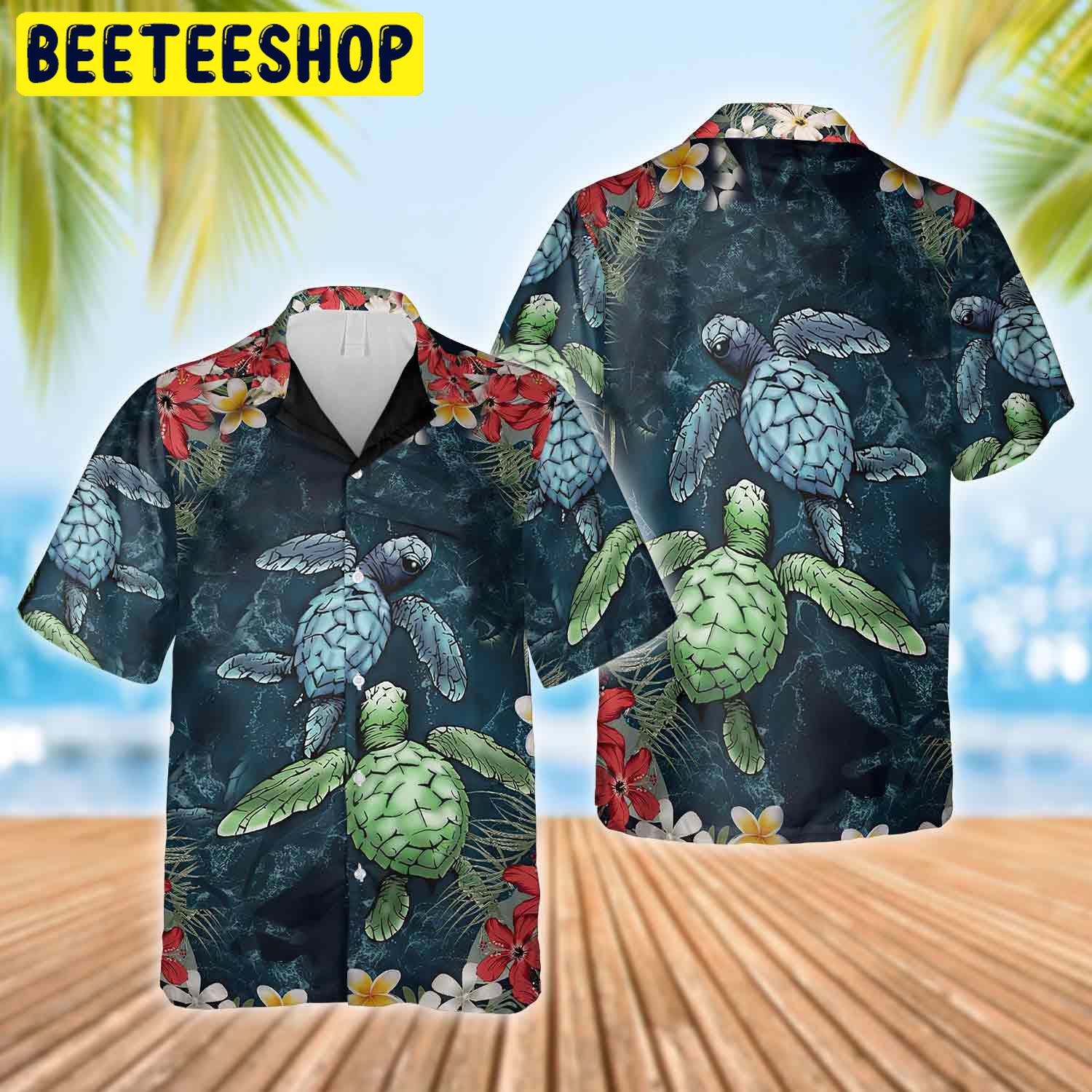 Turtle 3d Trending Hawaiian Shirt