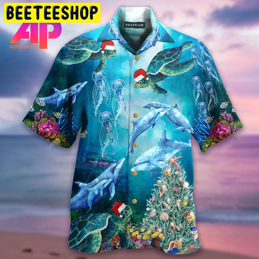 Turtle Noel Trending Hawaiian Shirt