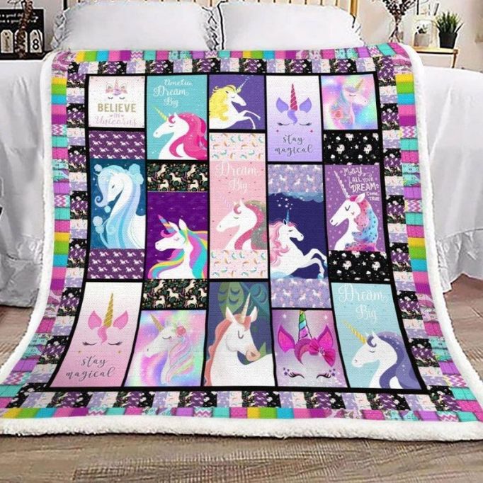 Unicorn 2 Comfy Sofa Throw Blanket